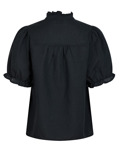 Neo Noir - Odesa Linen Bluse - Navy